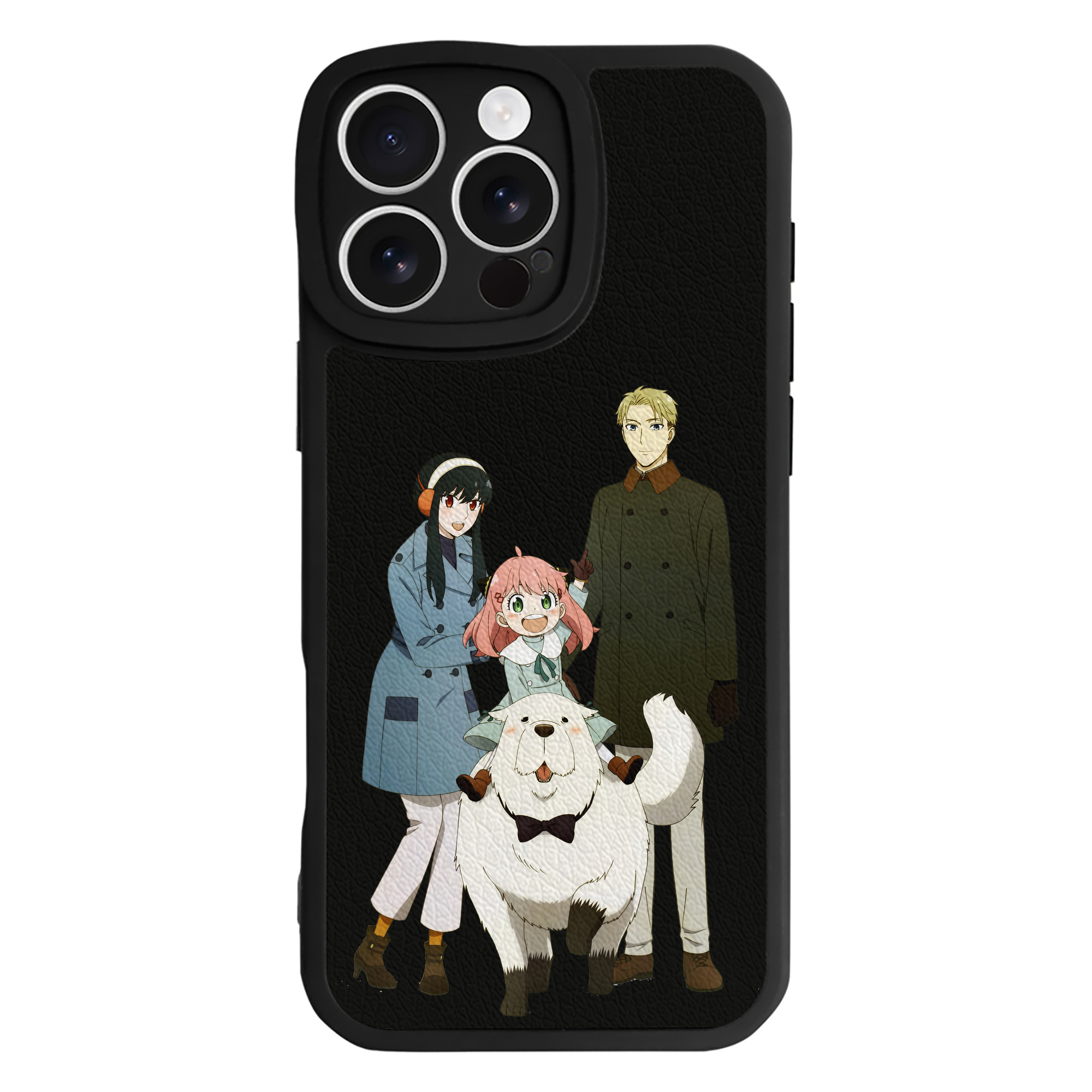 （画像用） SPY×FAMILY间谍家家酒 【iPhone 16シリーズ対応】シリコンスマホケース（レザー調） 材質：シリコン